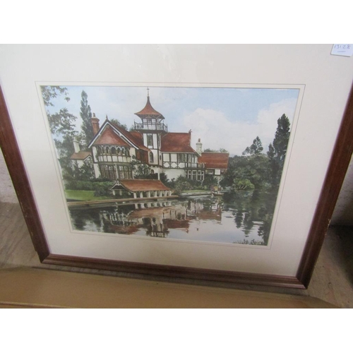 189 - COLLECTION OF FRAMED PRINTS, WATERCOLOURS