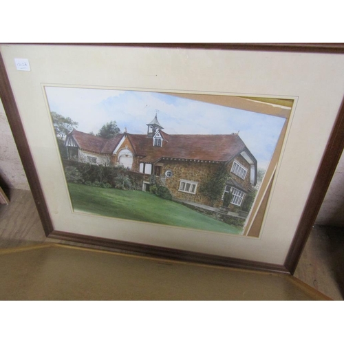 189 - COLLECTION OF FRAMED PRINTS, WATERCOLOURS