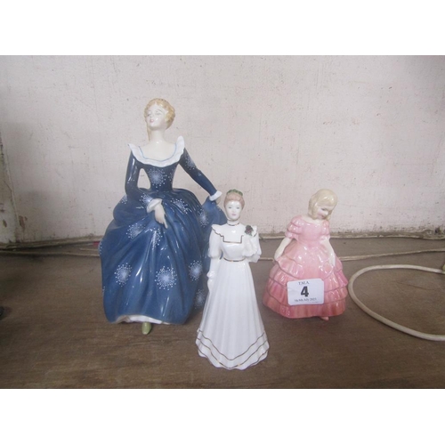 4 - FIGURINES TO INCL ROYAL DOULTON