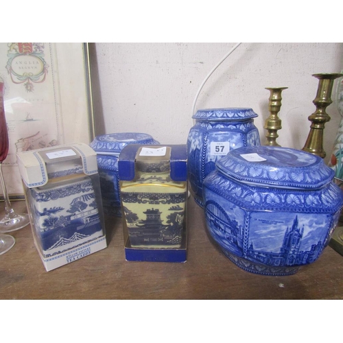 57 - RINGTONS TEA CADDY'S