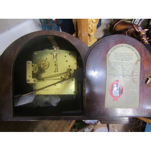 99 - TWO VINTAGE MANTEL CLOCKS