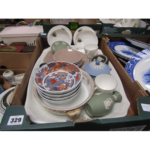 329 - MIXED CERAMICS - JASPERWARE ETC