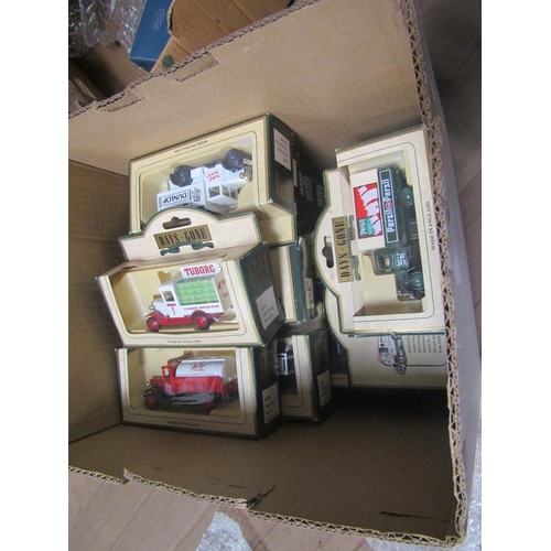 352 - BOX OF DIECAST VEHICLES - DAYS GONE BY