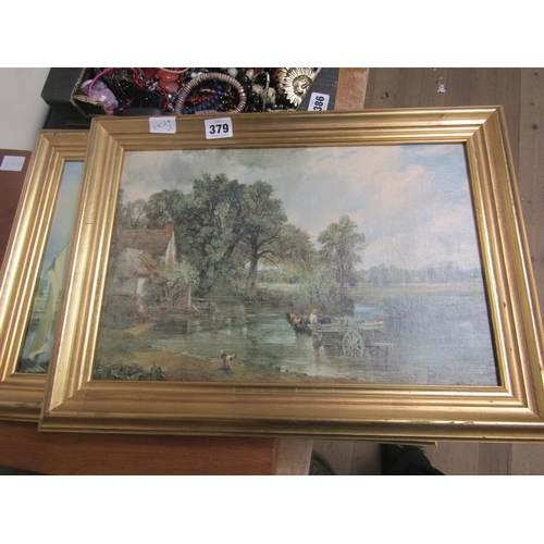 379 - GILT FRAMED PRINTS