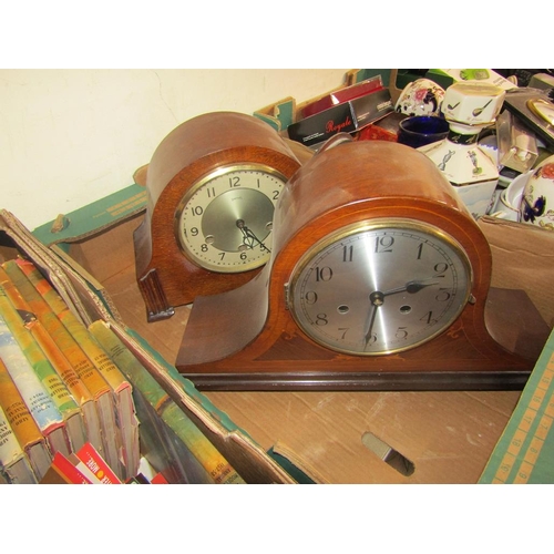 467 - TWO MANTEL CLOCKS