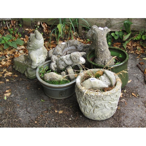 998 - QTY OF GARDEN POTS