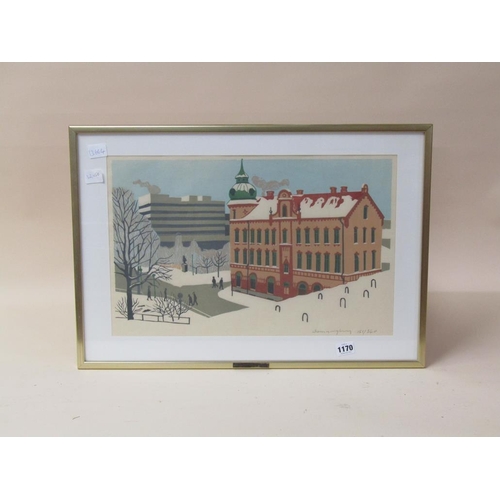 1170 - FRAMED LIMITED EDTION PRINT - RUSSIAN SUBJECT, F/G, 32CM X 50CM