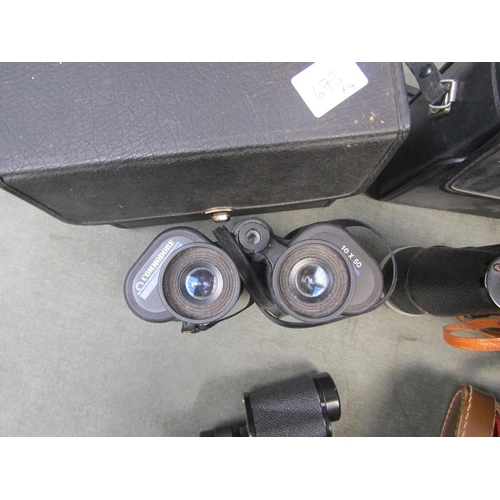 1275 - QTY OF BINOCULARS IN CASES