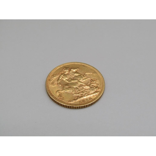 1389 - 1914 GOLD SOVEREIGN