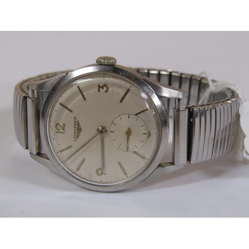 1471 - LONGINES STAINLESS STEEL GENTS WATCH