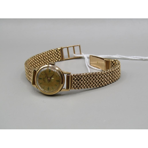 1476 - 18ct GOLD GALA LADIES WATCH, TOTAL WEIGHT 26.8g