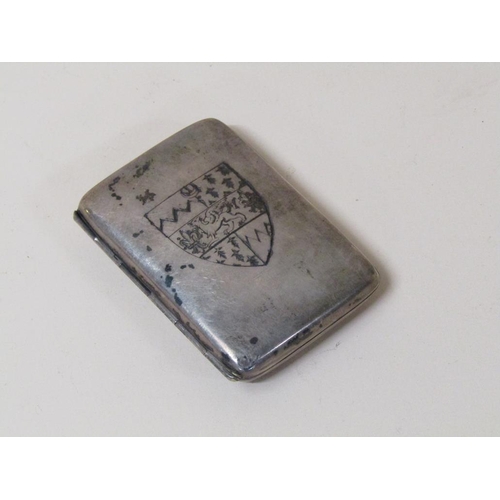 1481 - TWO SILVER CIGARETTE CASES