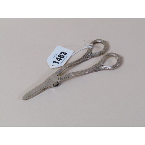 1483 - PAIR OF SILVER GRAPE SCISSORS