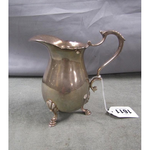 1611 - MAPPIN & WEBB SILVER CREAM JUG, 7.8ozt