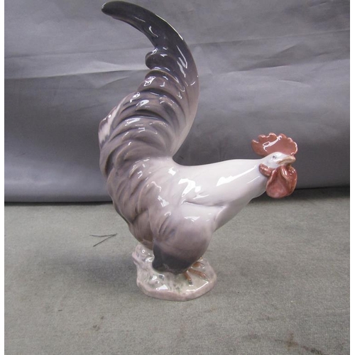 1677 - LLADRO COCKEREL, 20CM H