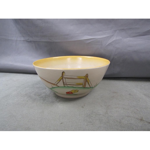 1761 - CLARICE CLIFF POTTERY BOWL, 9CM H