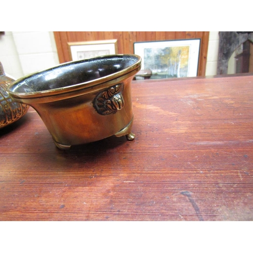 1348A - TWO EARLY ORIENTAL BRASS POTS