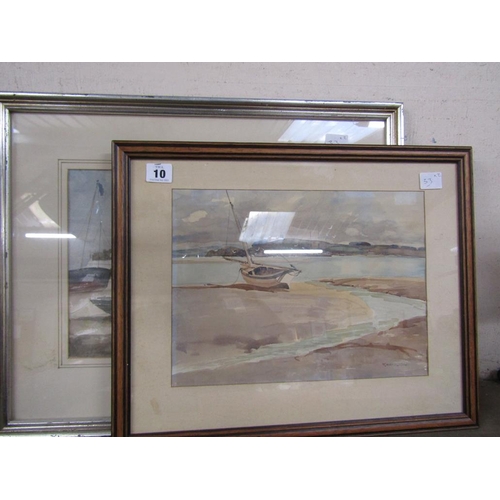 10 - FRAMED AND GLAZED WATERCOLOURS