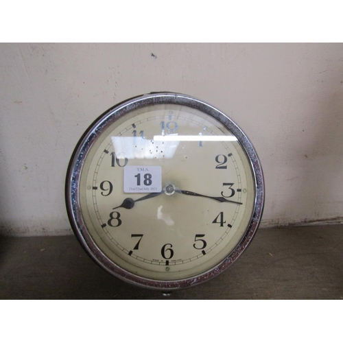 18 - BAKELITE WALL CLOCK