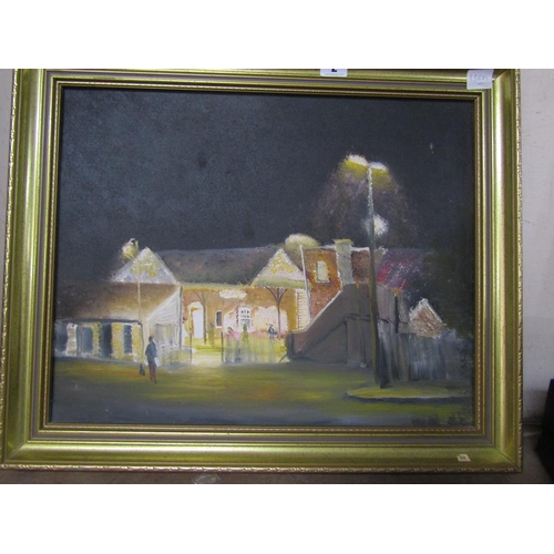 2 - GILT FRAMED OIL ON BOARD