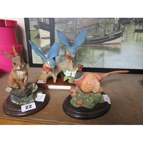 22 - COUNTRY ARTIST AND LEONARDO ANIMAL FIGURES