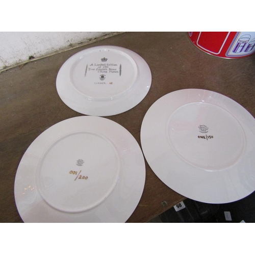 31 - COMMEMORATIVE PLATES, HURRICAN PLANE