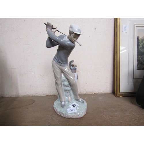 45 - LLADRO FIGURE OF A GOLFER