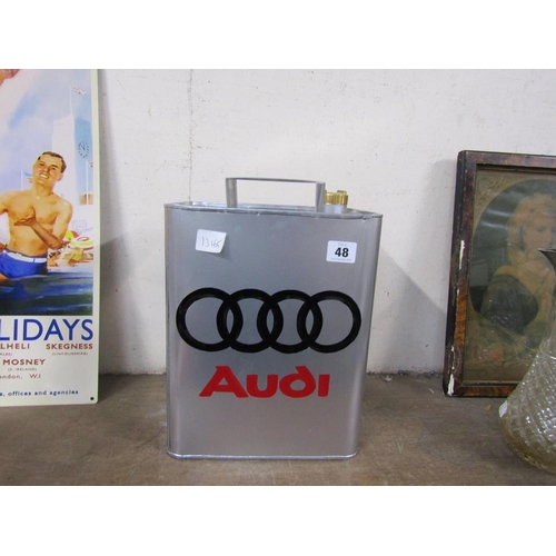 48 - REPRODUCTION OIL CAN 'AUDI'