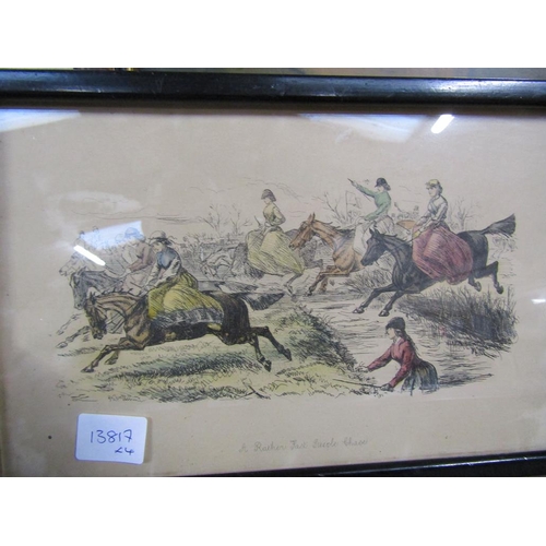 52 - FRAMED OIL OF A GREYHOUND PLUS PRINT