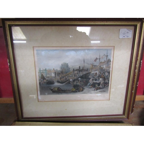 113 - FRAMED ANTIQUE ENGRAVINGS