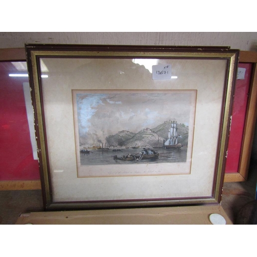 113 - FRAMED ANTIQUE ENGRAVINGS