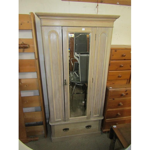 590 - VICTORIAN PINE WARDROBE