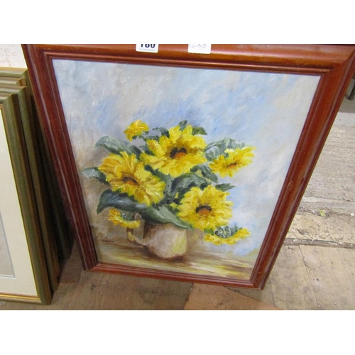 180 - COLLECTION OF FRAMED OILS - STILL LIFE