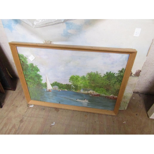 189 - FRAMED AND UNFRAMED OIL ON BOARDS