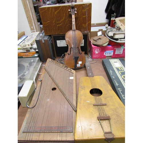 514 - STRING INSTRUMENTS TO INCL VIOLIN - 60 cms