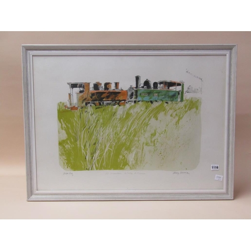 1116 - ALBANY WISEMAN - OLD LOCOMOTIVES NORTHERN FRANCE, ARTISTS PROOF PRINT & STREET SCENE, QUEEN CRESCENT... 