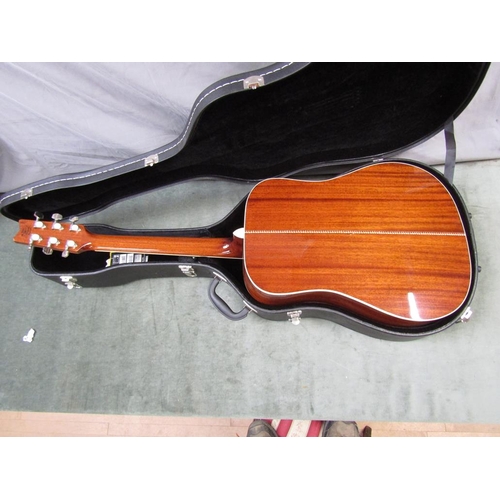 1287 - WASHBURN CLASSICAL GUITAR; TRAVELLING CASE