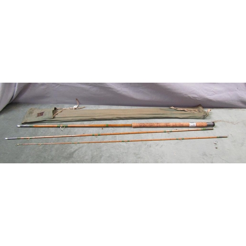 1296 - HARDY FWK WALLACE THREE PIECE FISHING ROD