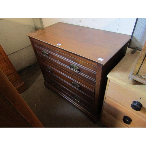 557 - VICTORIAN THREE DRAWER CHEST