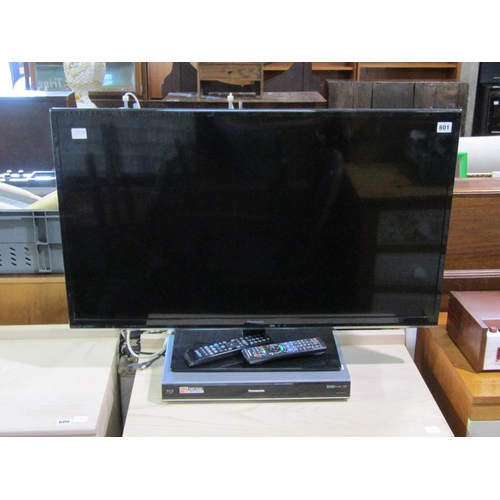 601 - PANASONIC TV AND ACCESSORIES