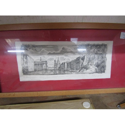 100 - COLLECTION OF ANTIQUE ENGRAVINGS ETC