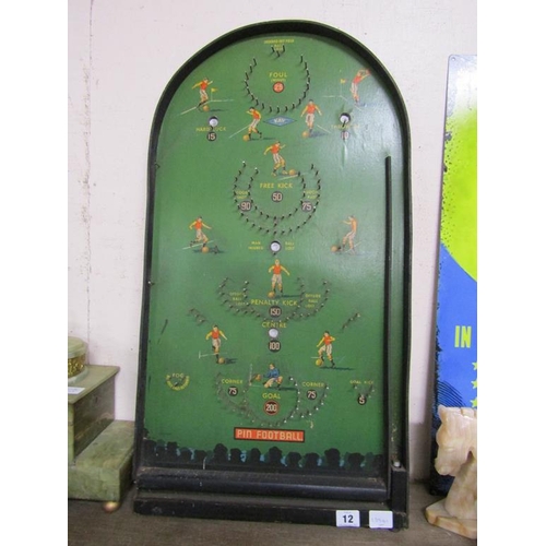 12 - FOOTBALL BAGATELLE BOARD