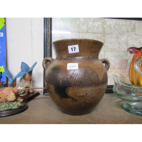 17 - AFRICAN SWARZILAND CERAMIC POT