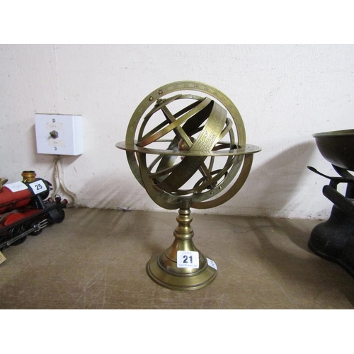 21 - REPRO BRASS ASTROLABE