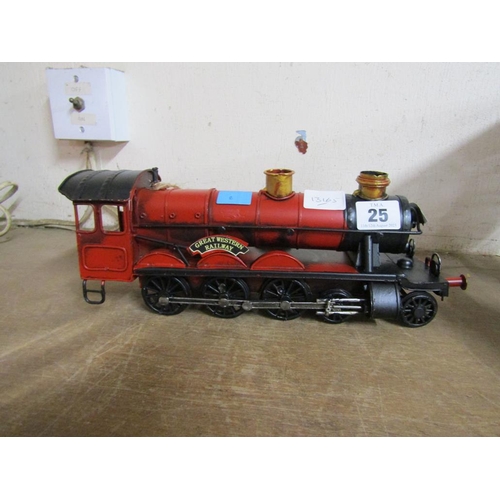 25 - REPLICA TIN PLATE TRAIN