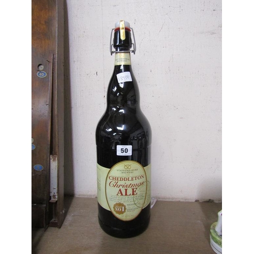 50 - BOTTLED CHEDDLETON CHRISTMAS ALE