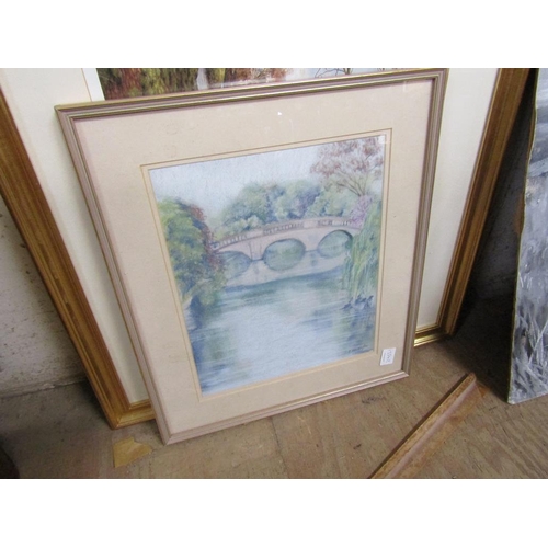 155 - FRAMED PRINTS; PASTEL