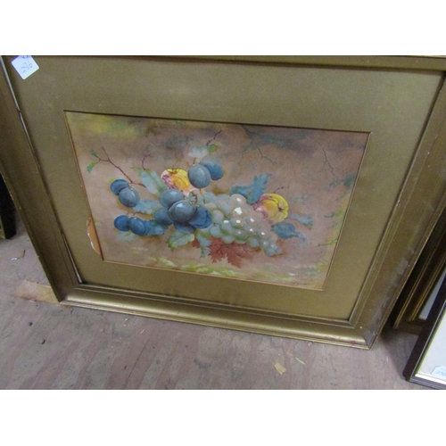 156 - COLLECTION OF FRAMED WATERCOLOURS - STILL LIFE ETC; MIRRORS