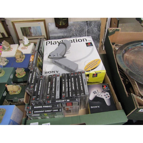 184 - PLAYSTATION, GAMES AND ACCESSORIES ETC