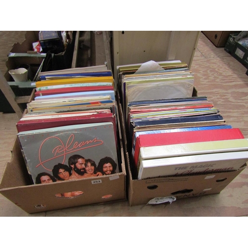 253 - TWO BOXES OF MIXED RECORDS